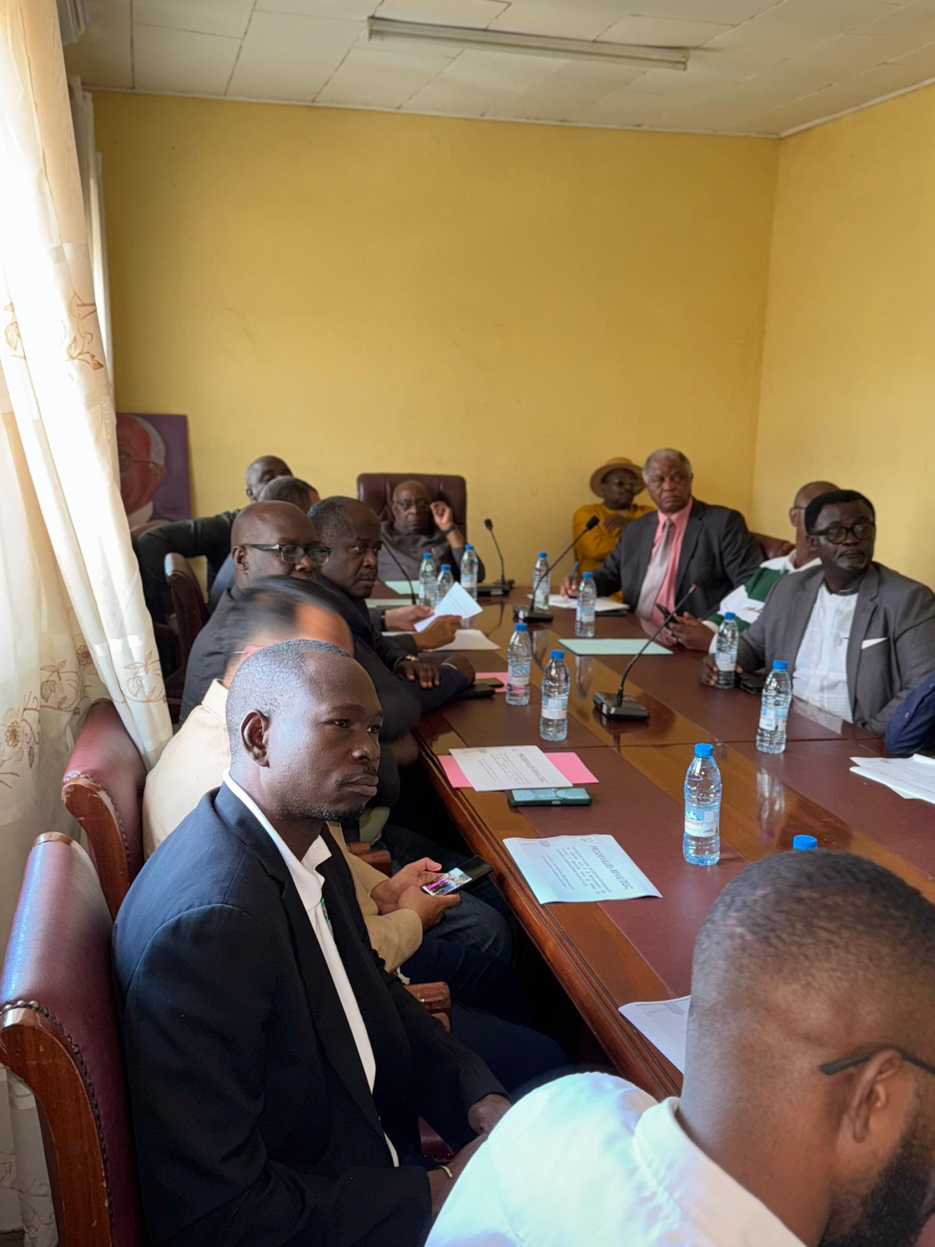 Technical Meeting on PRODEVILLES-REVU ZGC with RIAFCO at the West Cameroon Regional Council